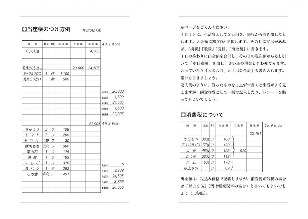 家計当座帳 年版 婦人之友社 生活を愛するあなたに